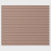 Modernes Diamond Grid, Taupe, Brown und Beige Geschenkpapier (Flach)