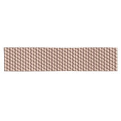 Modernes Diamond Grid, Taupe, Brown und Beige Kurzer Tischläufer (Horizontal)