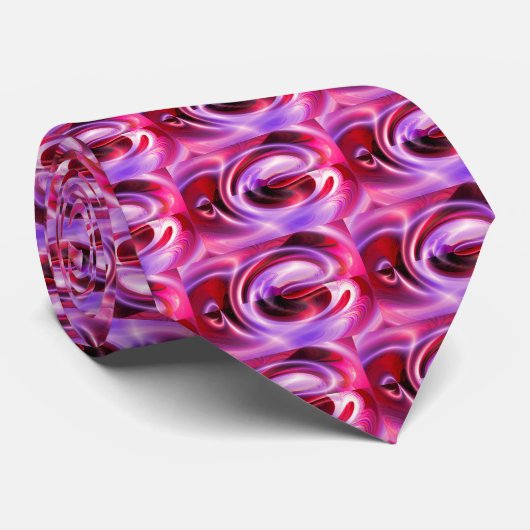 Modernes digitales Abstrakt Krawatte (Gerollt)