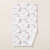 Modernes Dino Dinosaur Muster Badhandtuch Set (Handtuch)