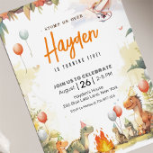 Modernes Dinosaur Birthday Jurassic Dinosaur Party Einladung