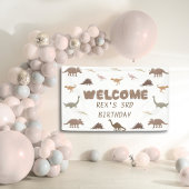 Modernes Dinosaurier-Party-Banner (Personalisiert) Banner