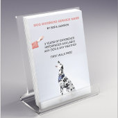 Modernes Dog Walker Animal Care Trainer Flyer