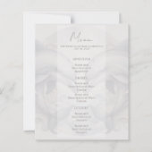 Modernes Dolphin-Hochzeitmenü (Vorderseite)
