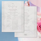 Modernes Dolphin-Hochzeitsprogramm Programm