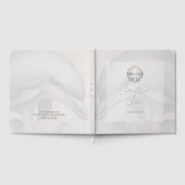 Modernes Dolphin Wedding Gästebuch (Voll)