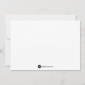 Modernes Dot LILA 12x18 Party Vorlage Einladung (Rückseite)