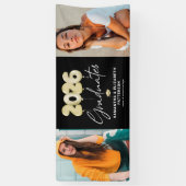 Modernes Double Abschluss 2025 Foto Banner (Vertikal)