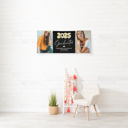 Modernes Double Abschluss 2025 Foto Banner (Insitu)