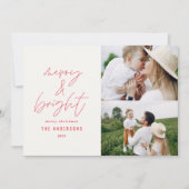 Modernes Drehbuch 1 Foto Weihnachten minimal (Vorderseite)