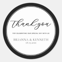 Modernes Drehbuch Danke Gastgeschenk Hochzeit