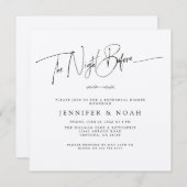 Modernes Drehbuch Das Abendessen vor der Probe Dankeskarte (Vorne/Hinten)