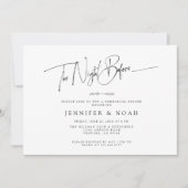 Modernes Drehbuch Das Abendessen vor der Probe Einladung (Vorderseite)