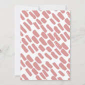 Modernes Drehbuch - Einladung zum Hochzeitsfeiern (Rückseite)