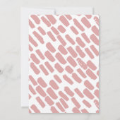 Modernes Drehbuch - Einladung zum Hochzeitsfeiern (Rückseite)