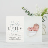 Modernes Drehbuch-Foto hallo Klein (Stehend Vorderseite)