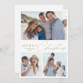 Modernes Drehbuch Frohe Weihnachten 3 Foto Weihnac (Vorne/Hinten)