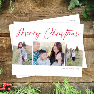 Modernes Drehbuch Frohe Weihnachten Drei Foto