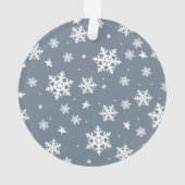 Modernes Drehbuch Frohe Weihnachtsfamilie Foto Ornament (Rückseite)