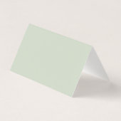 Modernes Drehbuch für Logos dank geklappter Karte (Rückseite)