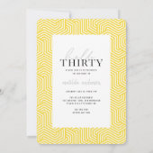 Modernes Drehbuch & geometrisches 30. Foto (Rückseite)