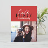 Modernes Drehbuch & geometrisches 40. Foto (Stehend Vorderseite)