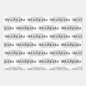 Modernes Drehbuch Geschenkpapier Set (Vorderseite)