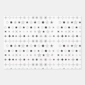 Modernes Drehbuch Minimalistisch Geschenkpapier Set (Vorderseite 3)