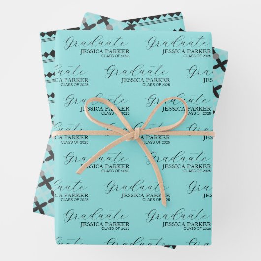 Modernes Drehbuch Minimalistisch Geschenkpapier Set (Beispiel)