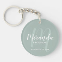 Modernes Drehbuch Personalisierter Bridesmaid-Schl