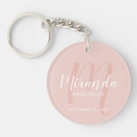 Modernes Drehbuch Personalisierter Bridesmaid-Schl