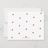 Modernes Drehbuch Rettete unser Datum, Herz Save The Date (Rückseite)