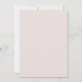 Modernes Drehbuch trendy drei Foto rot Rosa Save The Date (Rückseite)