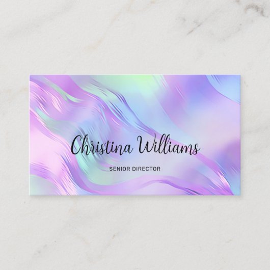 Modernes Drehbuch Visitenkarte (Vorderseite)