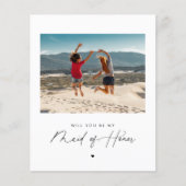 Modernes Drehbuch wird mein Trauzeugin-Foto sein (Vorderseite)