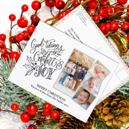 Modernes Drehbuch zu Silver Good Tiding of Comfort Postkarte