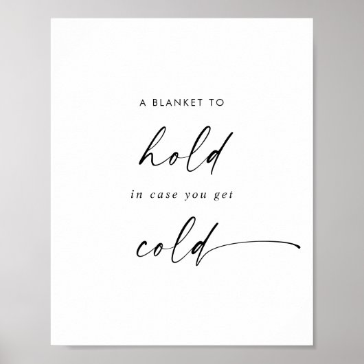 Modernes Drehbuch zum Zeichen der Gastgeschenk Hoc Poster (Vorne)