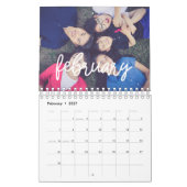 Modernes Drehbuchfamilie Foto 2023 Kalender (Feb 2027)