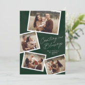 Modernes Drehfoto Collage Religiöse Weihnachten (Stehend Vorderseite)