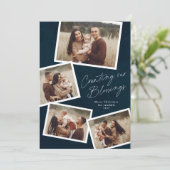 Modernes Drehfoto Collage Religiöse Weihnachten (Stehend Vorderseite)