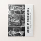 Modernes Drei-Foto-Gedächtnis Puzzle (Vertikal)