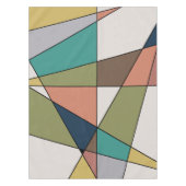 Modernes Dreieck aus der Mitte des Jahrhunderts Ab Tischdecke (Vorderseite)