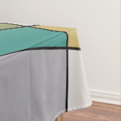 Modernes Dreieck aus der Mitte des Jahrhunderts Ab Tischdecke (Beispiel)