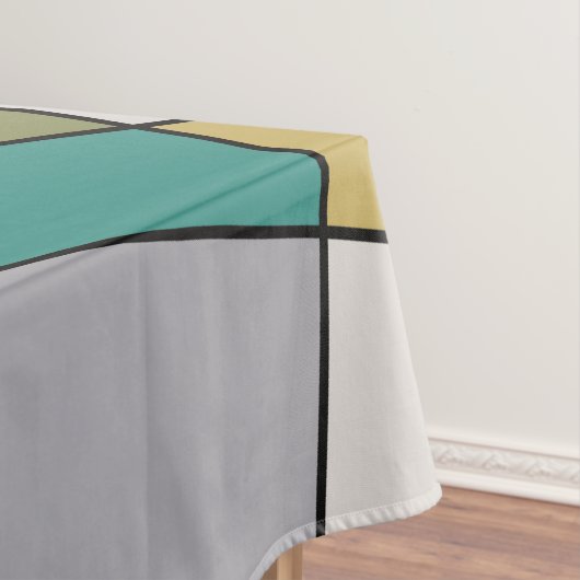 Modernes Dreieck aus der Mitte des Jahrhunderts Ab Tischdecke (Beispiel)