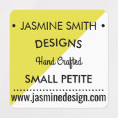 Modernes Dreieck Etiketten (Design 1)