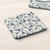 modernes Dreiecke-Untersetzer-Set Getränkeuntersetzer (Linke Seite)