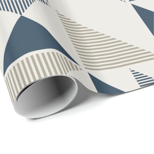 modernes Dreiecksverpackpapier Geschenkpapier (Rolleneckpunkt)