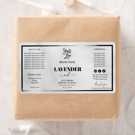 Modernes Dropper-Logo für Flaschen (Insitu)