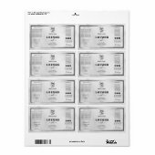 Modernes Dropper-Logo für Flaschen (Vorne)