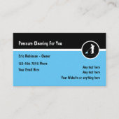 Modernes Druckwaschen und Reinigen Visitenkarte (Vorderseite)